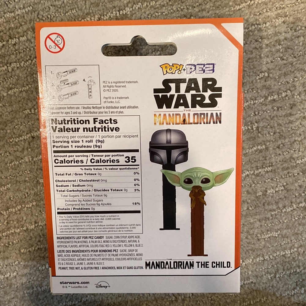 New/Unopened Funko Pop Pez Mandalorian & The Child - Picture 3 of 9